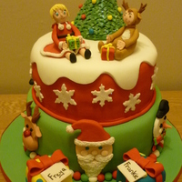 Christmas Birthday Cake 