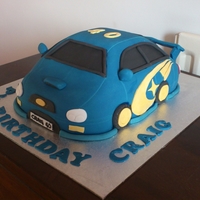 Blue Subaru Car blue subaru car made for a 40y/o who owns one as a surprise from his wife...i wasnt sure about it as it looks like a hatchback car rather a...