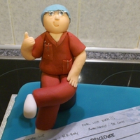 Anaesthetic Consultants Retirement Cake made to surprise a retiring anaesthetic consultant. the team specifically asked for carrot cake and "operating theatre list" deco...