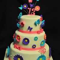 Daisies And Butterflies 