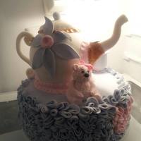 Mommy And Daughter Teapot Cake I did this cake for a Mommy and me tea party