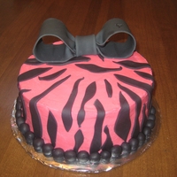 Zebra Print Cake 