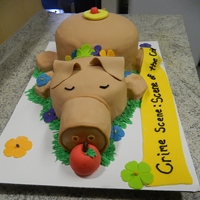 Forgetting Sarah Marshall Laua Roast Pig She wanted something to do with their favorite movie and wanted it to be hawaiian themed and thanks to some help from other CCs this is...