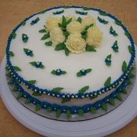 Final Cake This is my final cake for the Decorating Basics class