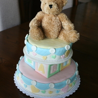 Baby Block Cake 