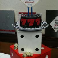 A Mini Version Of The Vegas Cake for my friends reception.