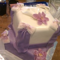 Birthday Cake For My Niece This is my first time stacking AND transporting a cake, had to hold it on my lab for a 90 min drive along a windy coastal road.