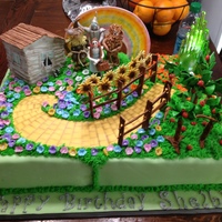 Wizard Of Oz Cake For A 4 Year Old Birthday Wizard of Oz Cake for a 4 year old birthday
