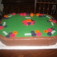 Poker Dealer Cake This cake was done for a friend of mine that is a Poker dealer at Harrah's Casino in St. Louis. Every year he has a 24hr party for all...