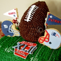 Superbowl Cake I made this cake a while back for my husband's niece...