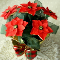 Poinsettia Cookie Bouquet 