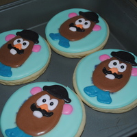 Mr Potato Head Cookies Mr. Potato Head cookies