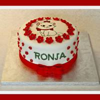 Kitty Kat Chocolate cake for a kitty-loving 1 year old :-)