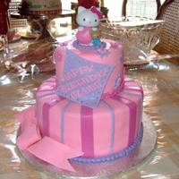 Hello Kitty Birthday Cake *Happy Birthday Givanni!