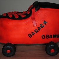 Roller Skate Roller Skate for my Nephew ..he wanted Barack Obama on his cake :-)