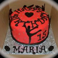 Ballerina Themed Birthday Cake Hbd Maria Tfl Ballerina themed birthday cake. HBD Maria! TFL