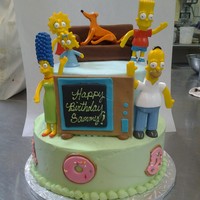 Simpsons Cake Simpsons cake