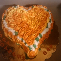 Mothers Day Cake amaretto cake with vanilla/almond frosting