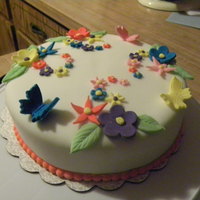 Butterflies Cake 