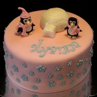 Penguin Winter Wonderland Igloo and penguins to make a little girls day extra special!