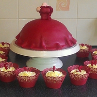 Prom Dress My daughters birthday cake, she wanted a prom dress :)