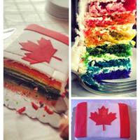 Rainbow Cake Made On Gay Pride Weekend For A Canadian Embassy *