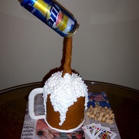 Miller Lite I originally got this idea from Becky, and I was very pleased with how it turned out. It was a groom's cake.