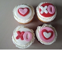 Valentines Day Xoxo Valentines Day cupcakes!