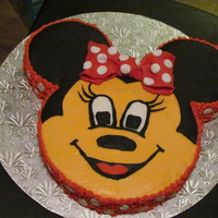 Minnie Mouse Cake This is a minnie mouse cake inspired by joklotz1, it is for my daughters 3rd birthday, and she requested a minnie mouse cake. Thank you...