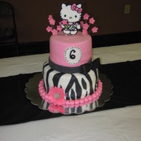 Hello Kitty Cake I Made For My Daughters 6Th Birthday This Is My 2Nd Time Working With Fondant Amp Royal Icing Transfer Hello Kitty cake i made for My daughters 6th Birthday. This is my 2nd time working with fondant & royal icing transfer.
