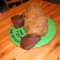 Dam Fine Beaver Cake The beaver is hubby's totem animal, so I decided to make him one for his birthday cake. Experimented with a different technique for...