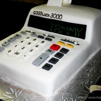 Calculator Cake! Not to be used to calculate calories!