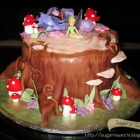 Tinkerbell A Tinkerbell cake I made for my friend/co-worker who absolutely LOVES Tinkerbell. I thought I would try something a bit different from the...