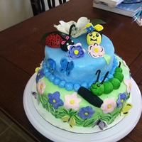 Ladybug, Caterpillar, And Bee Birthday. This is my very First decorated cake. Baking for years, but never really decorated. I know I still have A LOT to LEARN, but I love being...