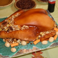 Our Turkey Cake Why have only turkey when you can have cake too.