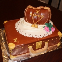 The Suit Case Cake 