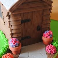 Garden Shed Cake 