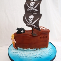 Pirate Ship All edible apart from the sails :-)