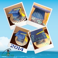 Vanilla Cake Covered In A Candy Shell Vanilla cake covered in a candy shell.