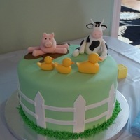 Yellow Cake With Bc Between Layers Covered With Fondant Animals Are 5050 Fondantgumpaste Yellow cake with BC between layers, covered with fondant. Animals are 50/50 fondant/gumpaste.