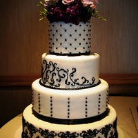 Modern Black And White Wedding 