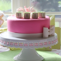 Baby Shower Cake Lemon Raspberry Cake