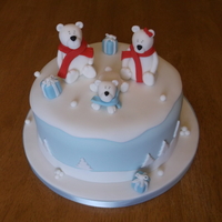 This Cake Was Donated To My Daughters School Christmas Bazaar As A Raffle Prize Although When I Got There It Was Badly Damaged And Then The... This cake was donated to my daughter's school Christmas Bazaar as a raffle prize although when I got there it was badly damaged and...