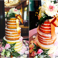 Naked Wedding Cake Naked Wedding cake.