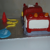 Fire Truck Cake