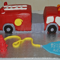 Fire Truck Cake