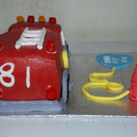 Fire Truck Cake