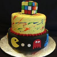80's Themed Birthday Cake 
