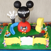 Mickey Mouse Clubhouse Cake 