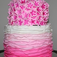 Pink Ombre Cake 